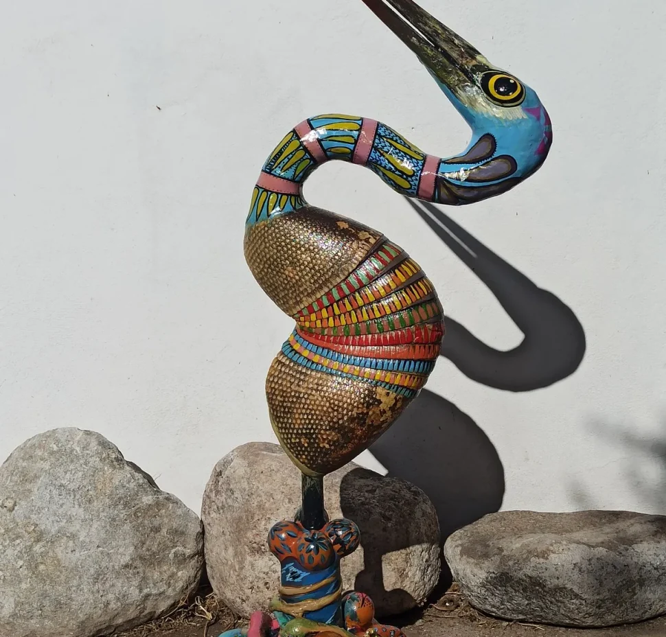 El guardián - Alebrije escultural original de la artista